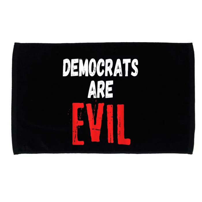 Democrats Are Evil, Impeach Nancy Pelosi, Anti Adam Schiff Microfiber Hand Towel