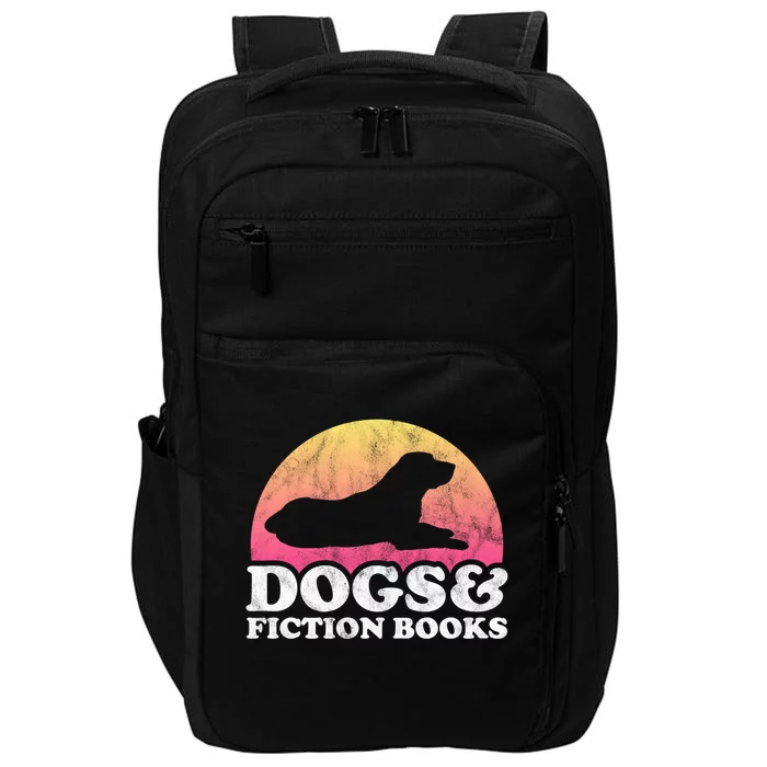 Dogs And Fiction Books 'S Or 'S Dog And Fiction Book Gift Impact Tech Backpack