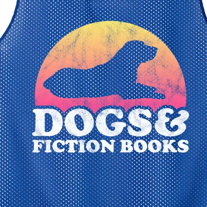 Dogs And Fiction Books 'S Or 'S Dog And Fiction Book Gift Mesh Reversible Basketball Jersey Tank