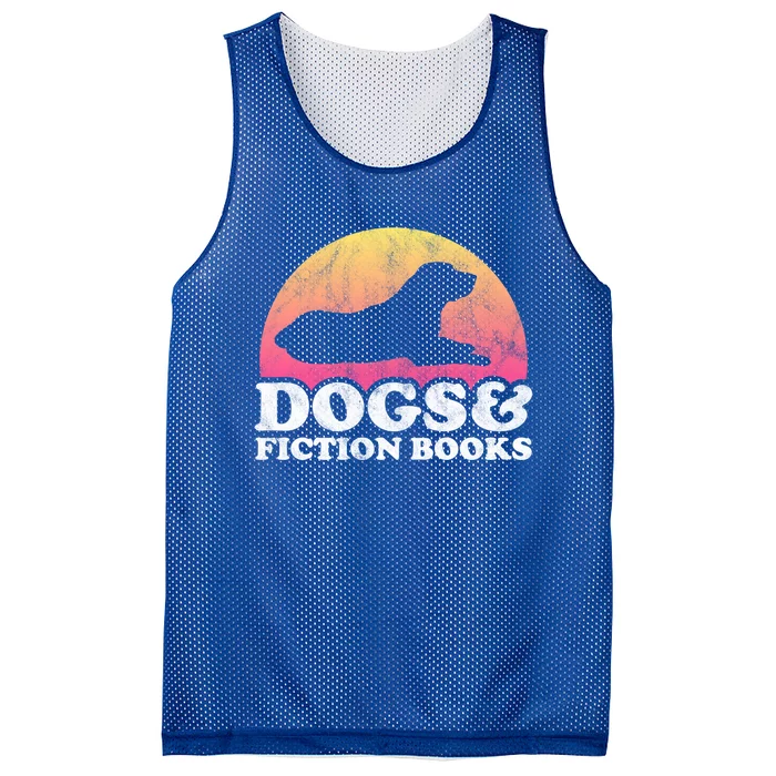 Dogs And Fiction Books 'S Or 'S Dog And Fiction Book Gift Mesh Reversible Basketball Jersey Tank