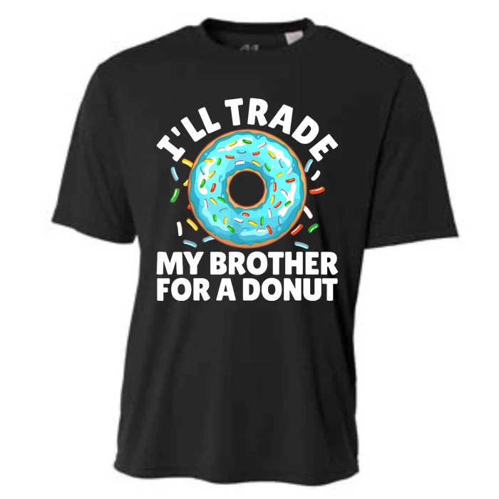 Donut Art For Boy Girl Brother Doughnut Lover Donuts Cooling Performance Crew T-Shirt