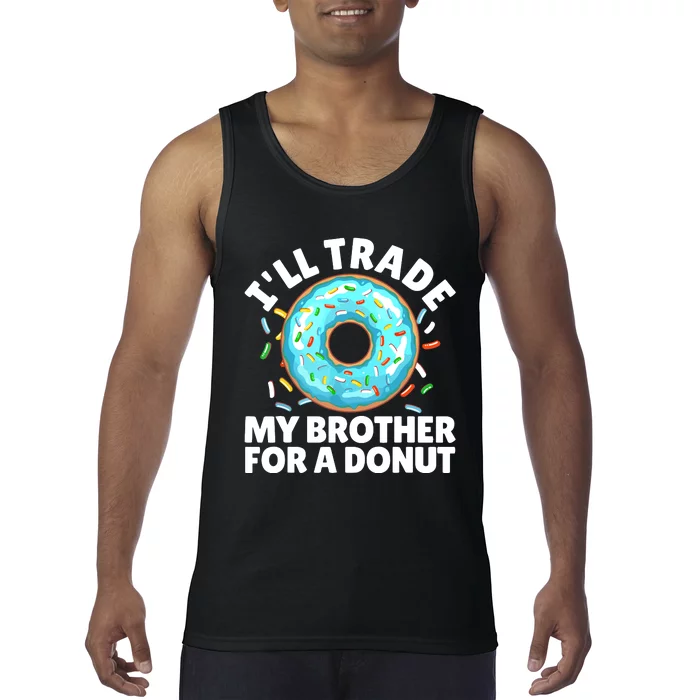 Donut Art For Boy Girl Brother Doughnut Lover Donuts Tank Top