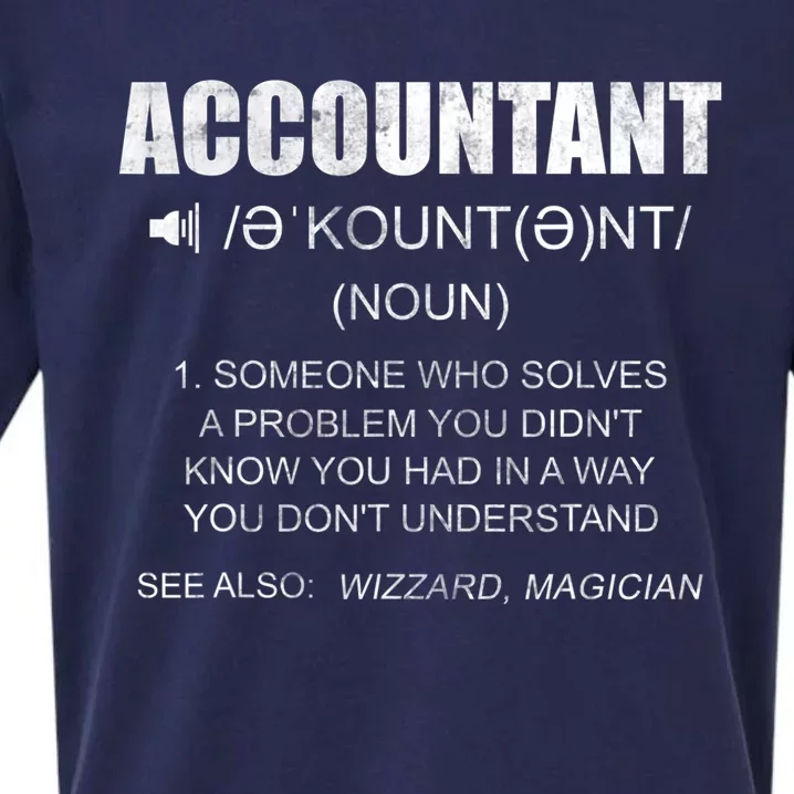 Definition Accountant Funny CPA Gift Taxation Audit Taxes Sueded Cloud Jersey T-Shirt