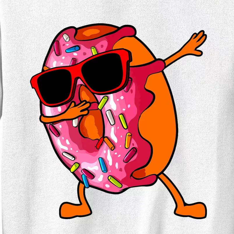 Donut Art For Women Dabbing Doughnut Donut Lover Sweatshirt