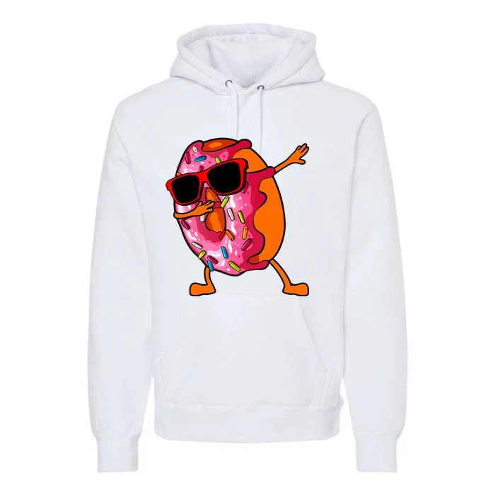 Donut Art For Women Dabbing Doughnut Donut Lover Premium Hoodie