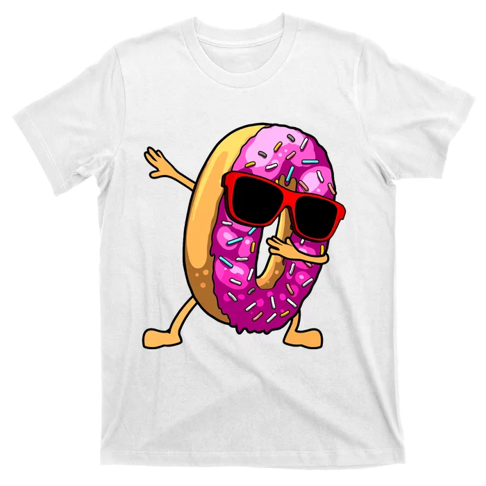 Donut Art For Women Dabbing Doughnut Donut Lover T-Shirt