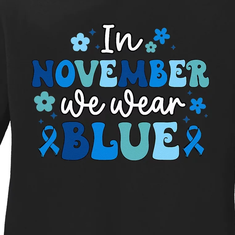 Diabetes Awareness Funny Diabetes Warrior Ladies Long Sleeve Shirt