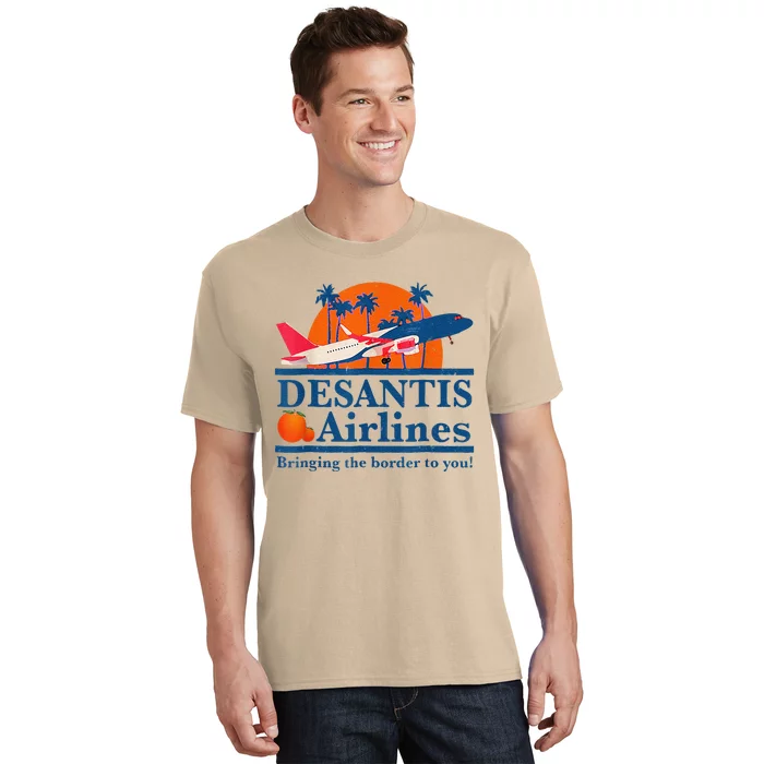 DeSantis Airlines Funny Political Meme Ron DeSantis Governor T-Shirt