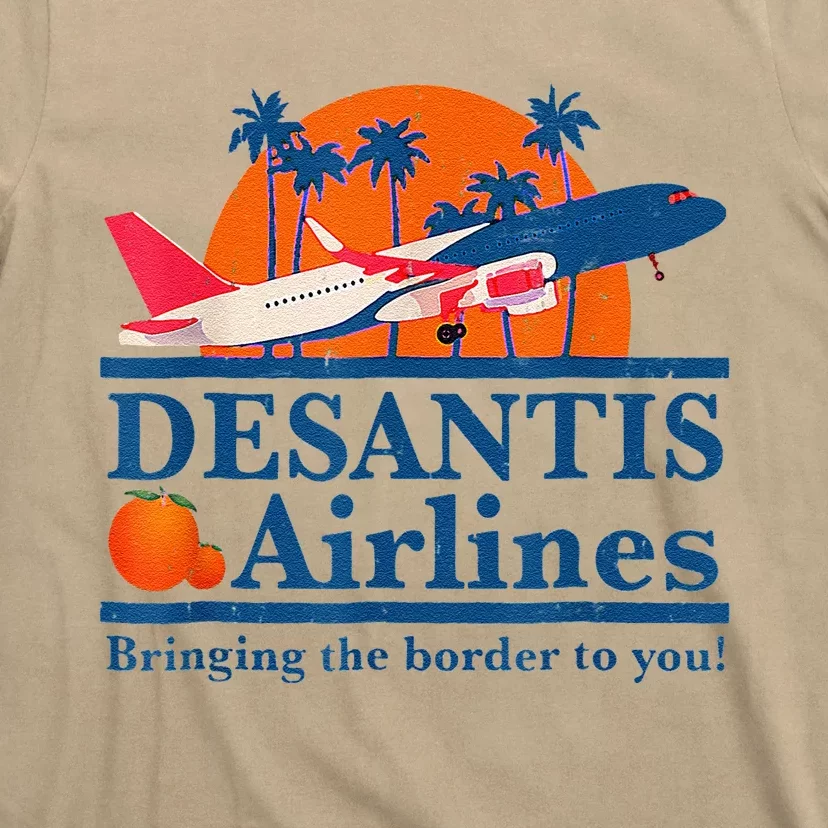 DeSantis Airlines Funny Political Meme Ron DeSantis Governor T-Shirt