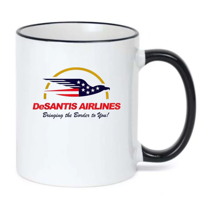 DeSantis Airlines Funny Political Meme DeSantis Airlines Ron DeSantis Black Color Changing Mug