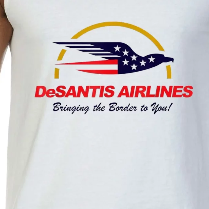 DeSantis Airlines Funny Political Meme DeSantis Airlines Ron DeSantis Comfort Colors® Tank Top