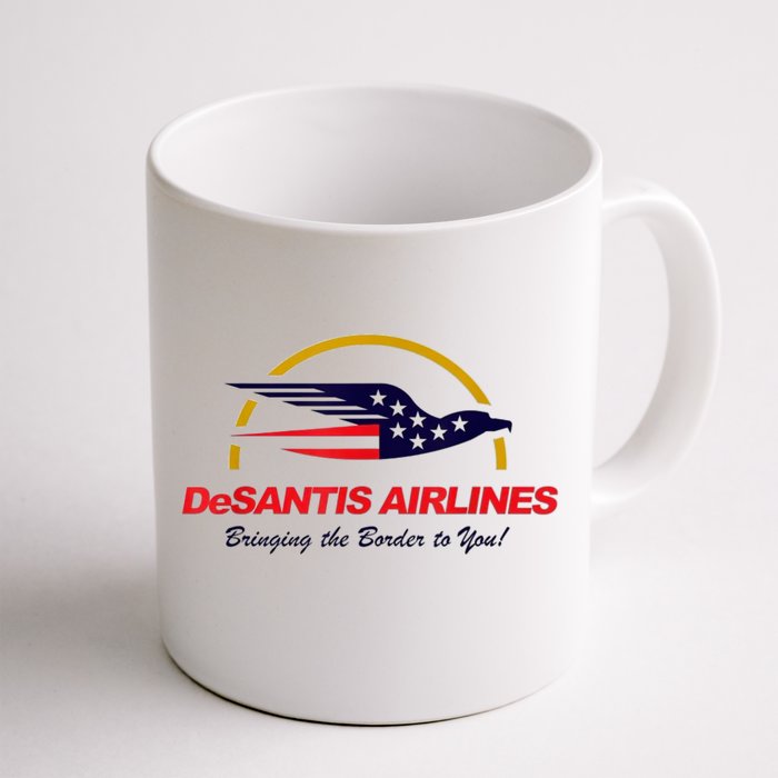 DeSantis Airlines Funny Political Meme DeSantis Airlines Ron DeSantis Front & Back Coffee Mug