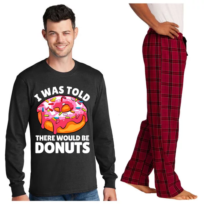 Donut Art For Women Doughnut Novelty Lover Donut Long Sleeve Pajama Set