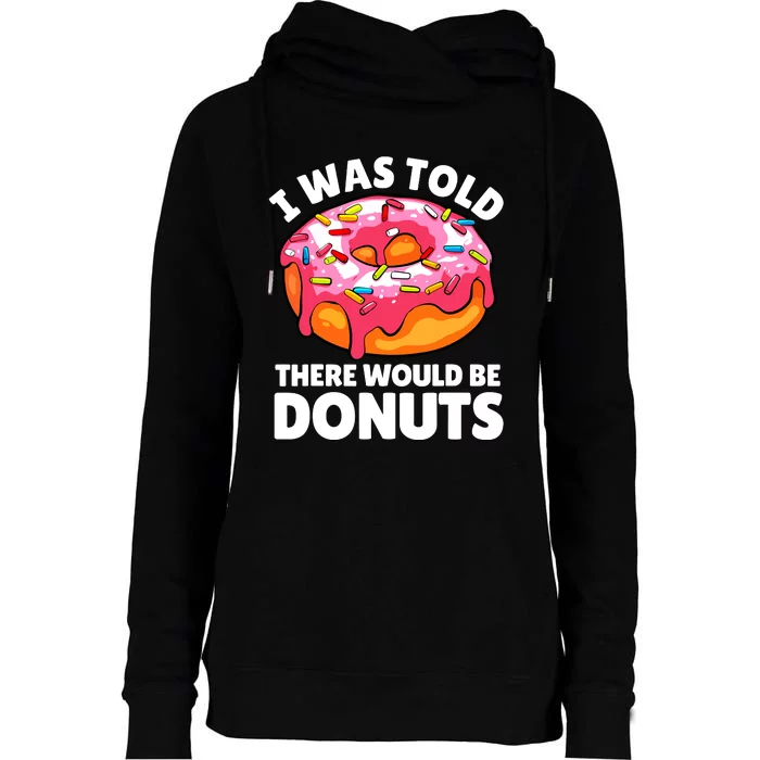 Donut Art For Women Doughnut Novelty Lover Donut Womens Funnel Neck Pullover Hood