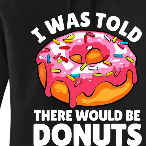 Donut Art For Women Doughnut Novelty Lover Donut Women's Pullover Hoodie