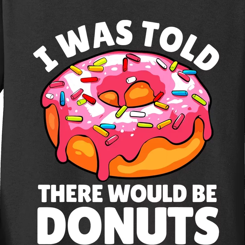 Donut Art For Women Doughnut Novelty Lover Donut Kids Long Sleeve Shirt