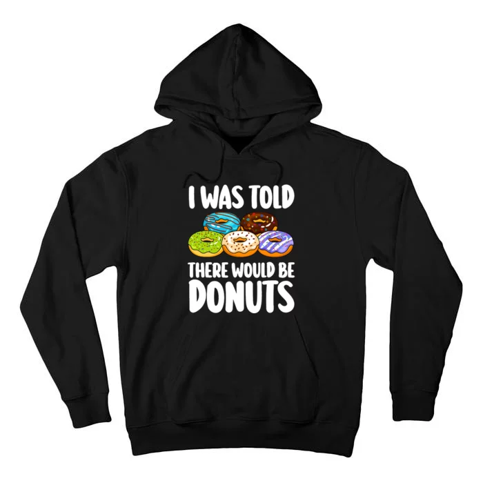 Donut Art For Women Doughnut Novelty Lover Donut Tall Hoodie