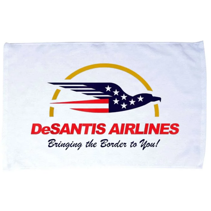 DeSantis Airlines Funny Political Meme Ron DeSantis Microfiber Hand Towel