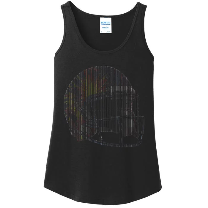 Dynamic American Football Helmet Ladies Essential Tank