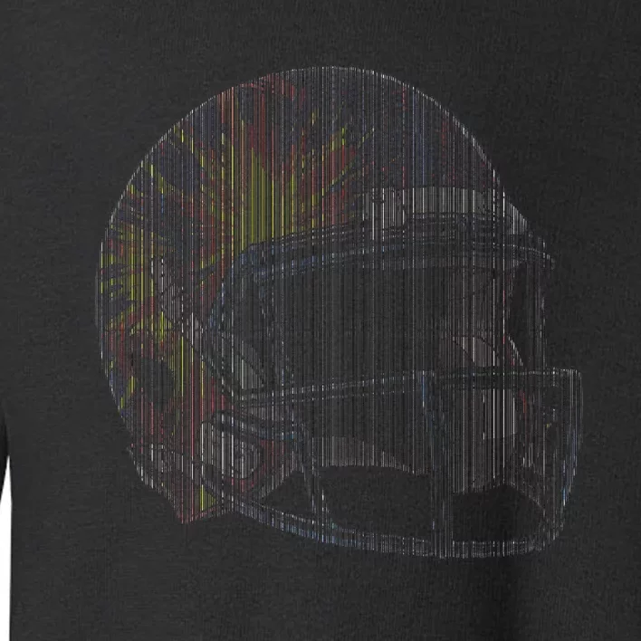 Dynamic American Football Helmet Toddler Sweatshirt