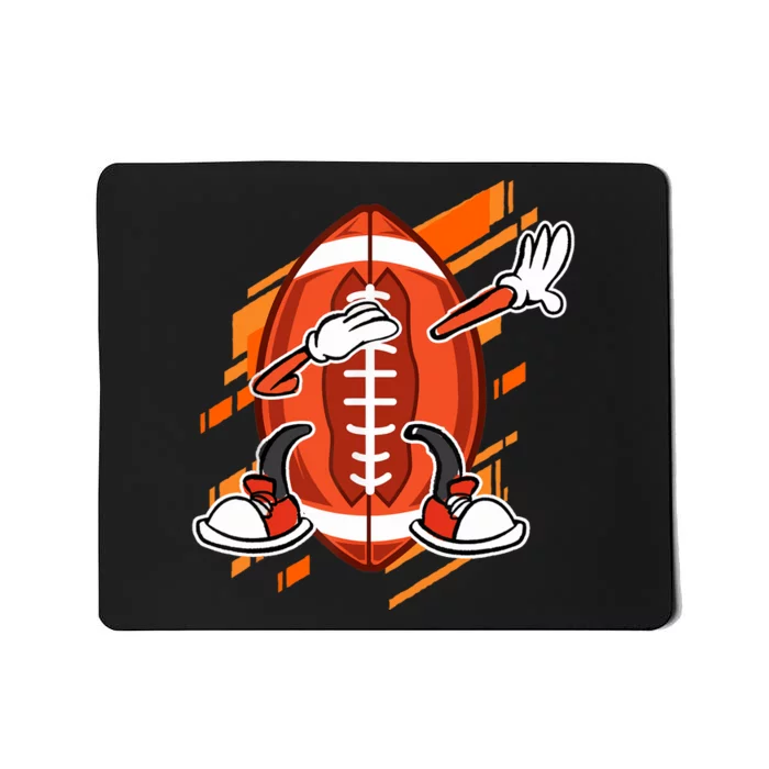 Dabbing American Football Player For Footbal Fans Mousepad