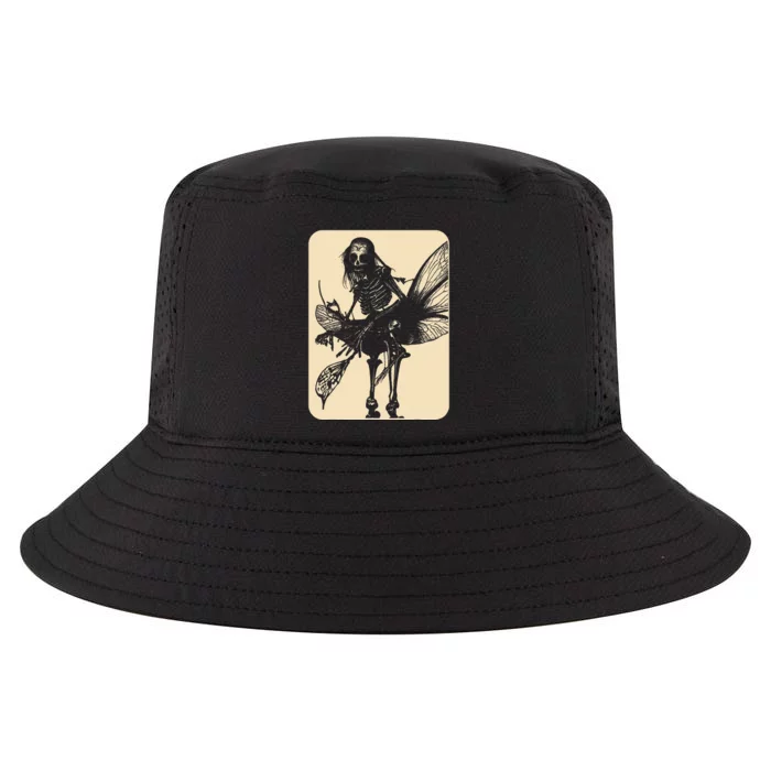 Dark Art Fairycore Butterfly Skeleton Cool Comfort Performance Bucket Hat