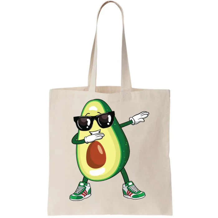 Dabbing Avocado Funny Vegan Food Lover Women Tote Bag