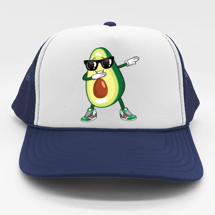 Dabbing Avocado Funny Vegan Food Lover Women Trucker Hat