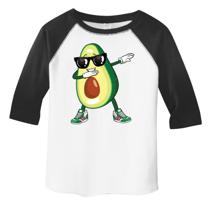 Dabbing Avocado Funny Vegan Food Lover Women Toddler Fine Jersey T-Shirt