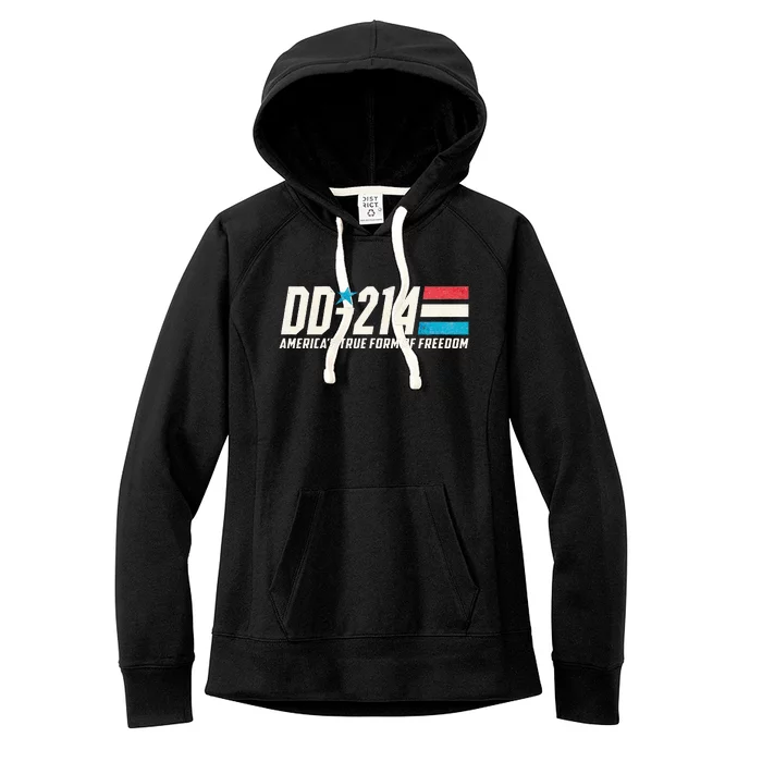 Dd214 Armed Forces Military Alumni Vintage Veteran Women's Fleece Hoodie