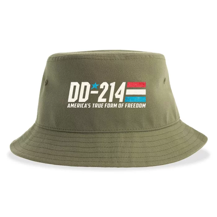 Dd214 Armed Forces Military Alumni Vintage Veteran Sustainable Bucket Hat