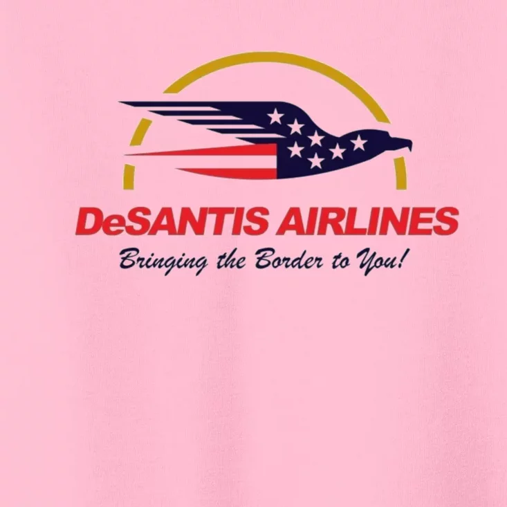 DeSantis Airlines Funny Political Meme Ron DeSantis Toddler T-Shirt