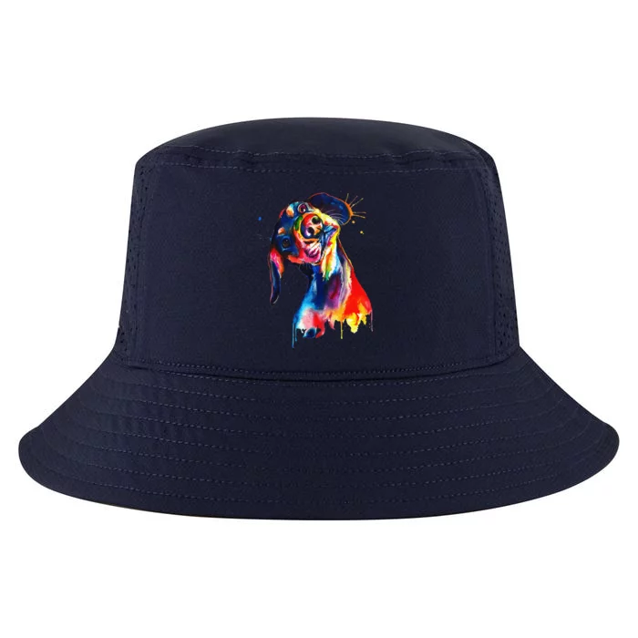 Dachshund Artistic Funny Dog Cute Sweet Gift Birthday Cool Comfort Performance Bucket Hat