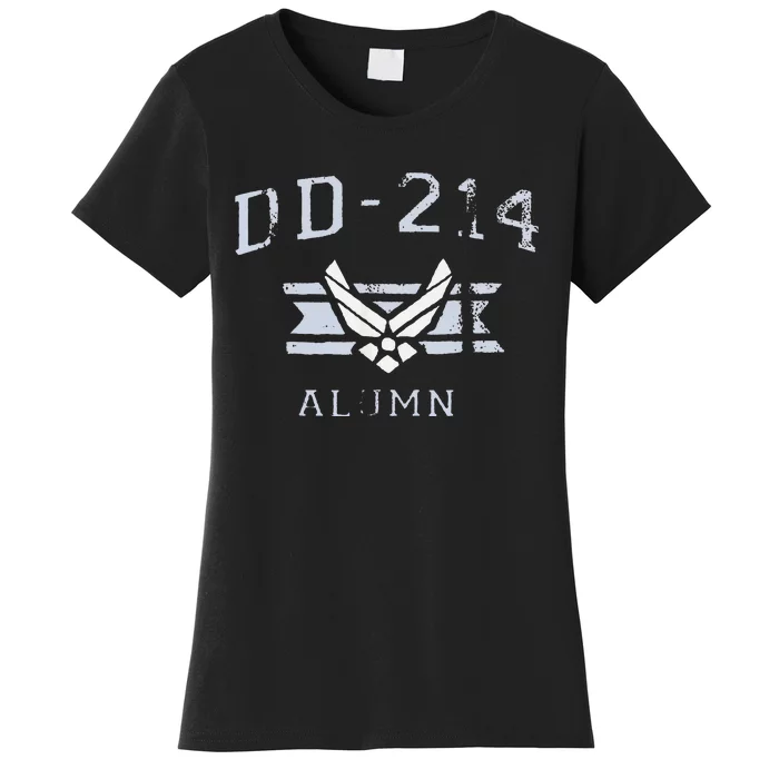 Dd214 Ai.R. Force Alumni Usaf Veteran Women's T-Shirt