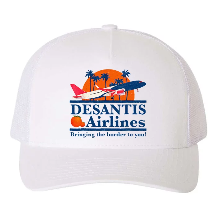 DeSantis Airlines Funny Political Meme Ron DeSantis Governor Yupoong Adult 5-Panel Trucker Hat