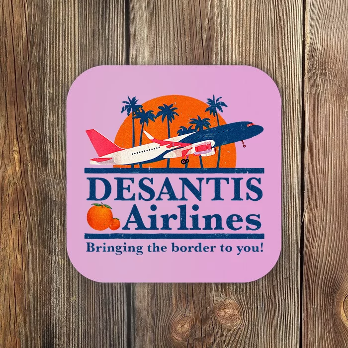 DeSantis Airlines Funny Political Meme Ron DeSantis Governor Coaster