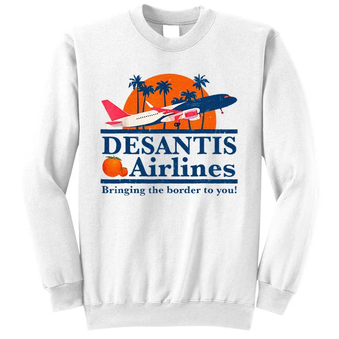 DeSantis Airlines Funny Political Meme Ron DeSantis Governor Sweatshirt