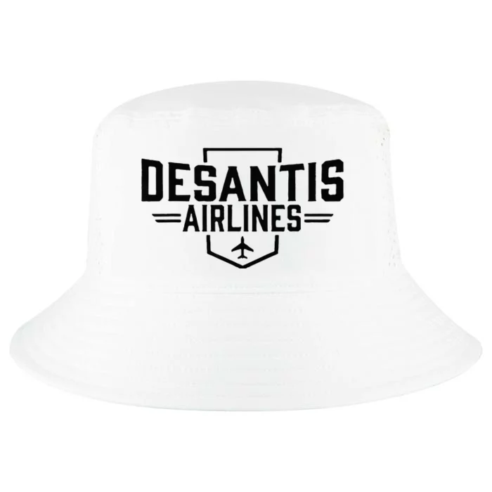 DeSantis Airlines Funny Political Meme Ron DeSantis Cool Comfort Performance Bucket Hat