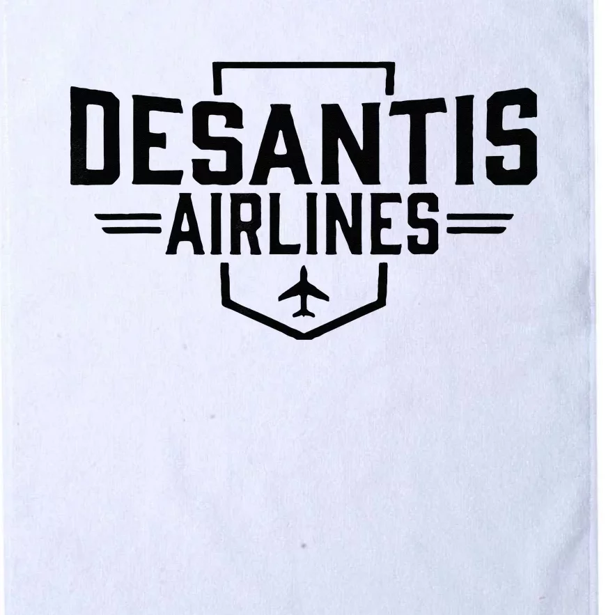 DeSantis Airlines Funny Political Meme Ron DeSantis Platinum Collection Golf Towel