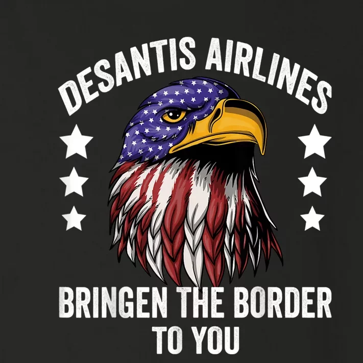 DeSantis Airlines Funny Political Meme DeSantis Airlines Toddler Long Sleeve Shirt