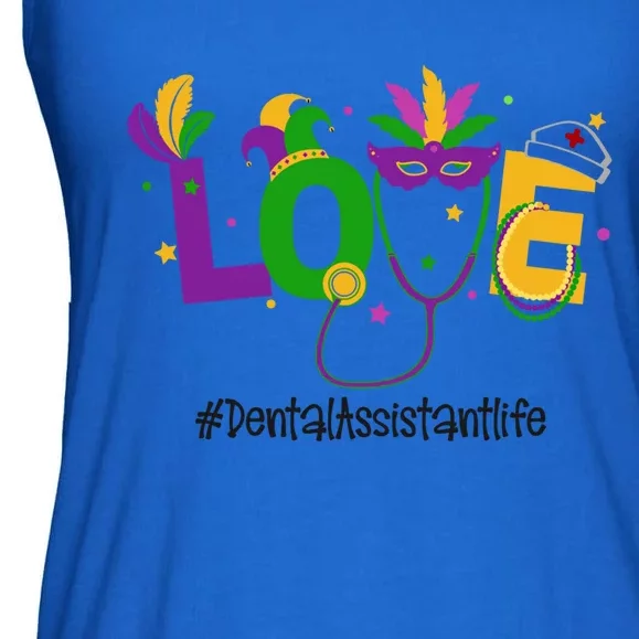 Dental Assistant Fat Tuesday Parade This Nurse Love Mardi Gr Cool Gift Ladies Essential Flowy Tank