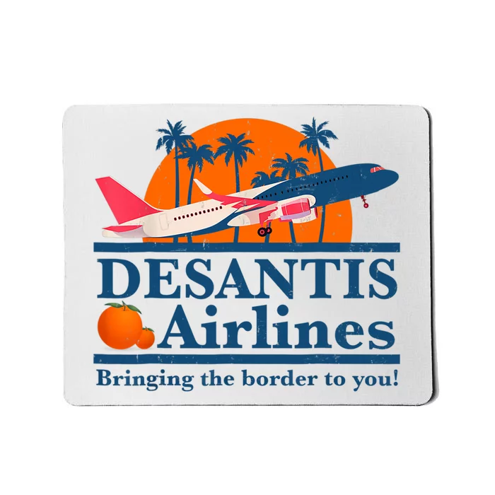 DeSantis Airlines Funny Political Meme Ron DeSantis Governor Mousepad