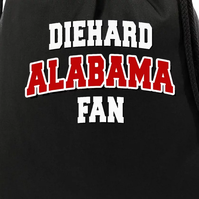 Diehard Alabama Fan Alabama Football Drawstring Bag