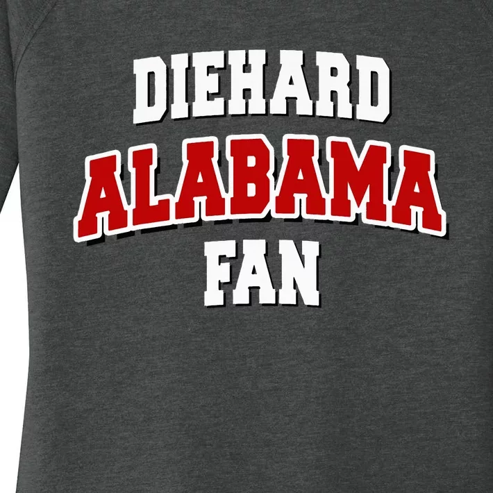 Diehard Alabama Fan Alabama Football Women's Perfect Tri Tunic Long Sleeve Shirt