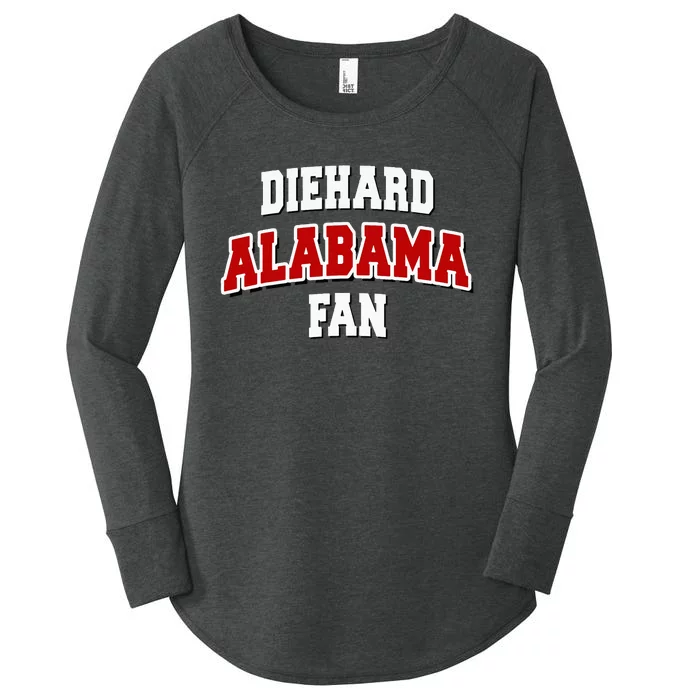 Diehard Alabama Fan Alabama Football Women's Perfect Tri Tunic Long Sleeve Shirt