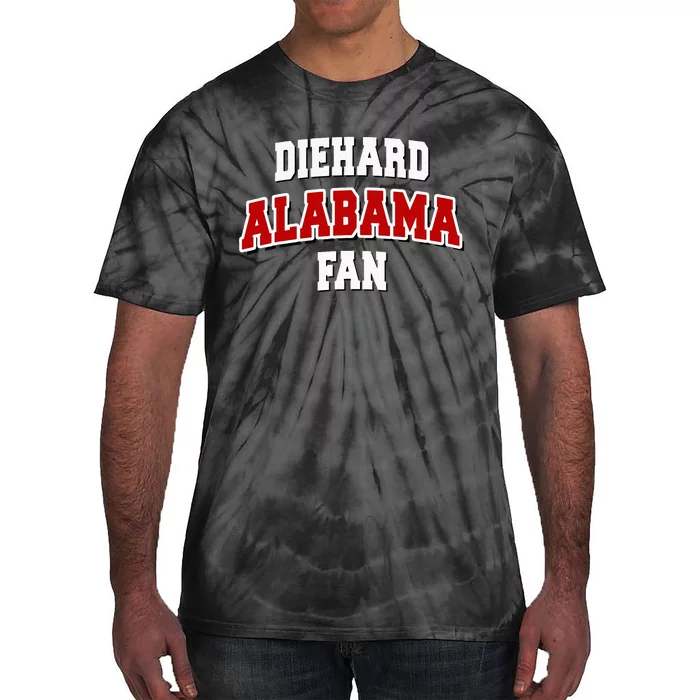 Diehard Alabama Fan Alabama Football Tie-Dye T-Shirt