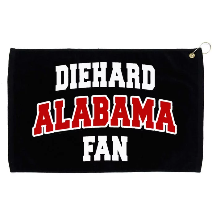 Diehard Alabama Fan Alabama Football Grommeted Golf Towel