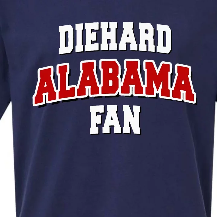 Diehard Alabama Fan Alabama Football Sueded Cloud Jersey T-Shirt