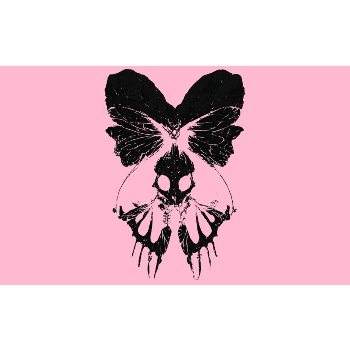 Dark Art Fairycore Butterfly Skeleton Bumper Sticker