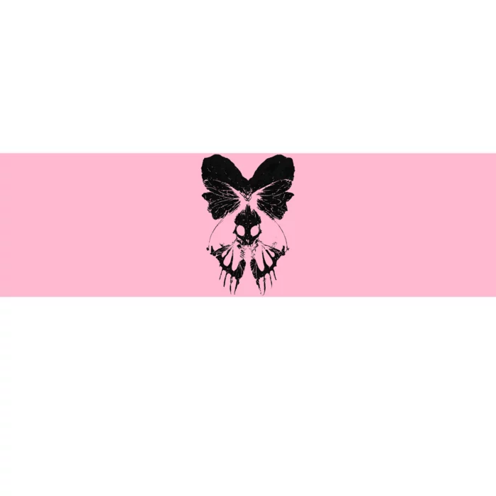 Dark Art Fairycore Butterfly Skeleton Bumper Sticker